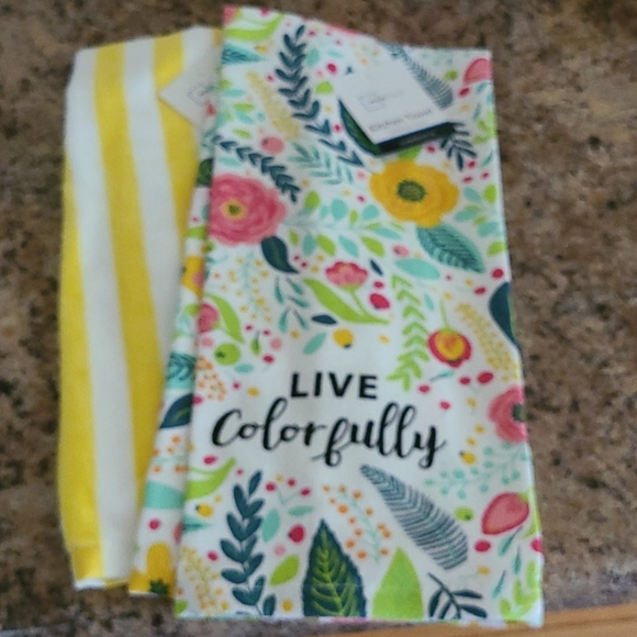 Mainstays Other - 2 NWT Mainstays Kitchen Towels